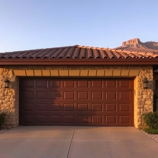 how dust and heat affect garage doors in the desert climate