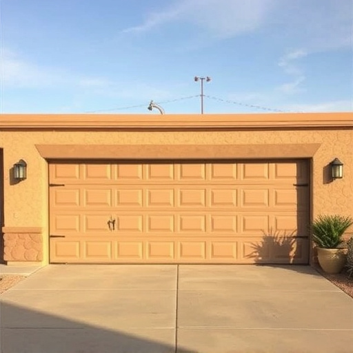 how dust and heat affect garage doors in the desert climate