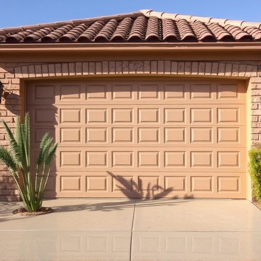 how dust and heat affect garage doors in the desert climate