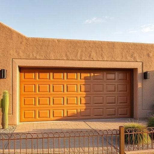 how dust and heat affect garage doors in the desert climate