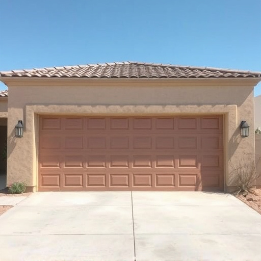 how dust and heat affect garage doors in the desert climate