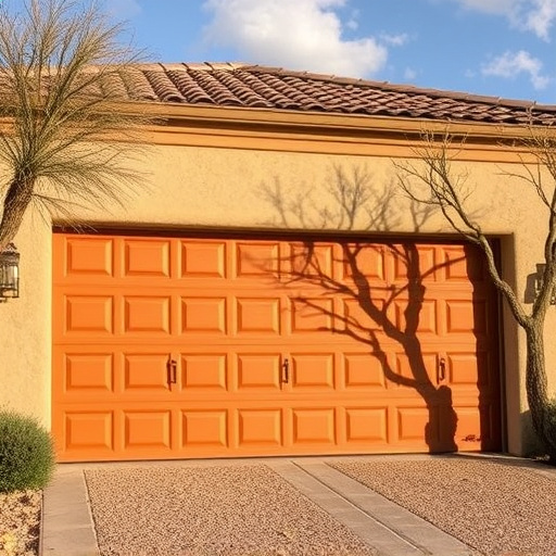 how dust and heat affect garage doors in the desert climate