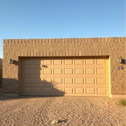 how dust and heat affect garage doors in the desert climate