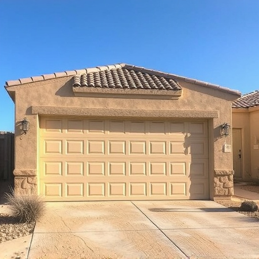 how dust and heat affect garage doors in the desert climate
