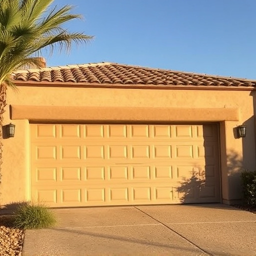 how dust and heat affect garage doors in the desert climate