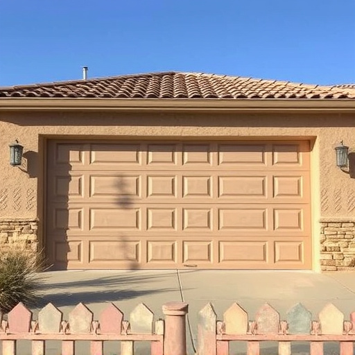 how dust and heat affect garage doors in the desert climate