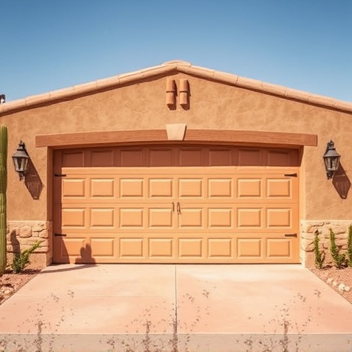 how dust and heat affect garage doors in the desert climate
