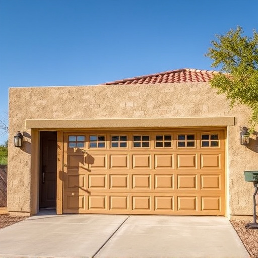 how dust and heat affect garage doors in the desert climate