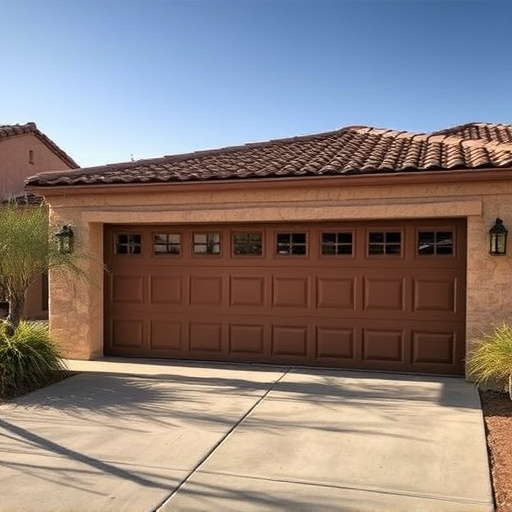 how dust and heat affect garage doors in the desert climate