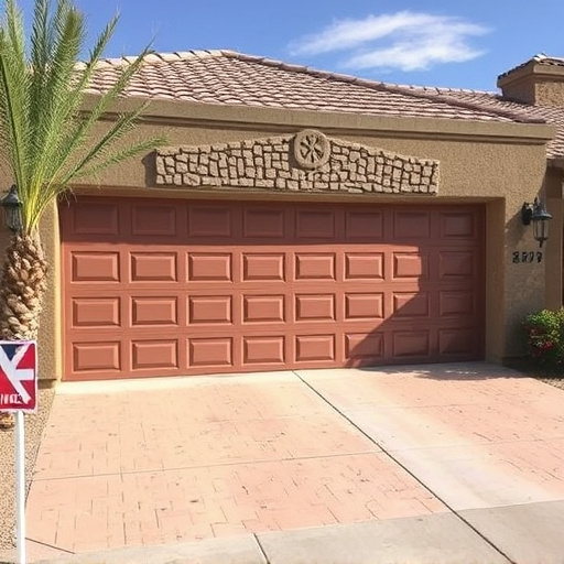 how dust and heat affect garage doors in the desert climate
