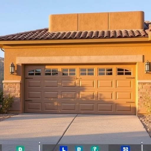 how dust and heat affect garage doors in the desert climate