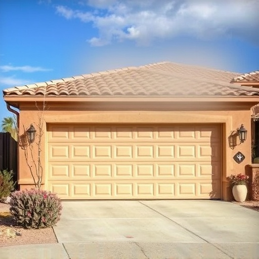 how dust and heat affect garage doors in the desert climate