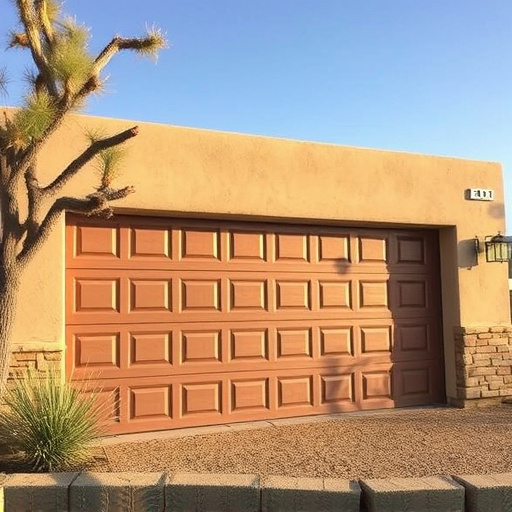 how dust and heat affect garage doors in the desert climate