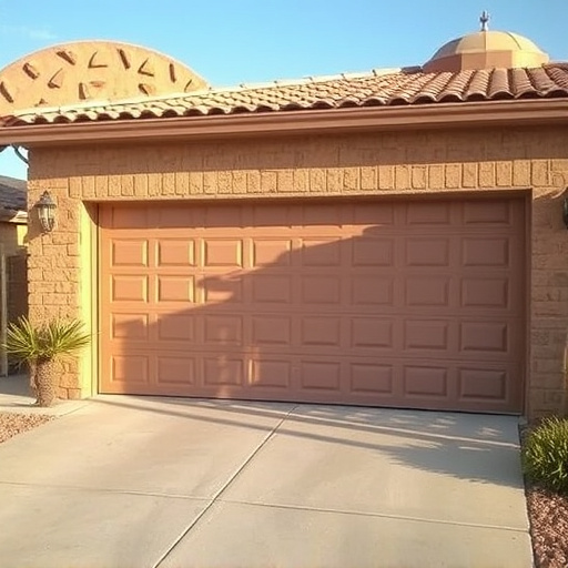 how dust and heat affect garage doors in the desert climate