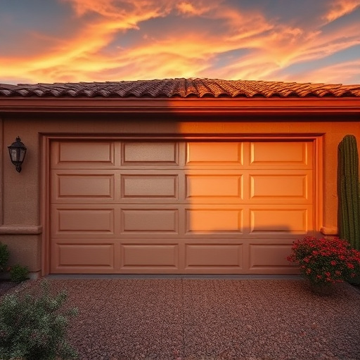 how dust and heat affect garage doors in the desert climate