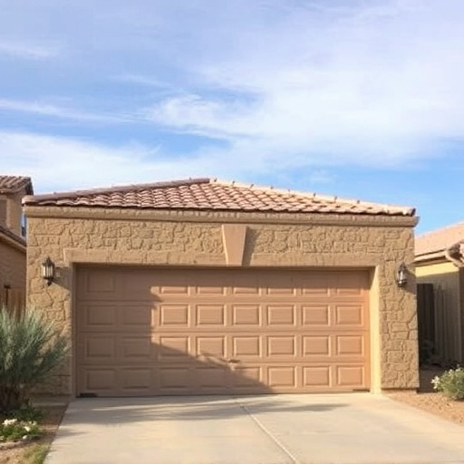 how dust and heat affect garage doors in the desert climate