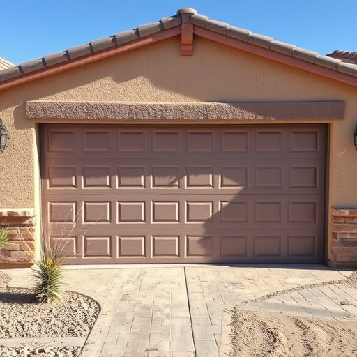 how dust and heat affect garage doors in the desert climate
