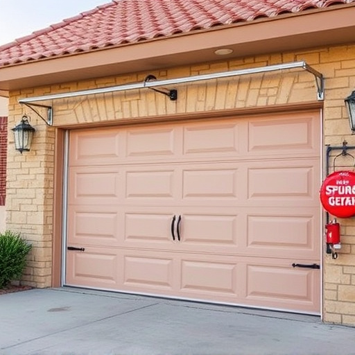 how much does garage door spring replacement cost in Tucson