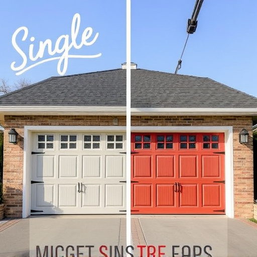 how to choose between single and double garage door springs