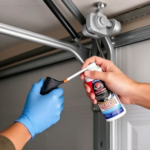 how to lubricate garage door rollers and hinges safely