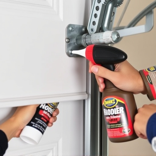 how to lubricate garage door rollers and hinges safely
