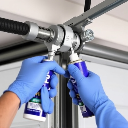 how to lubricate garage door rollers and hinges safely