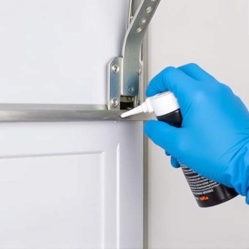 how to lubricate garage door rollers and hinges safely