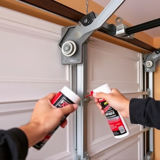 how to lubricate garage door rollers and hinges safely