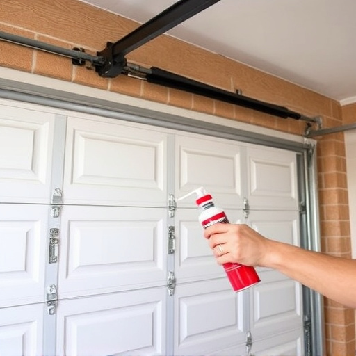 how to lubricate garage door rollers and hinges safely