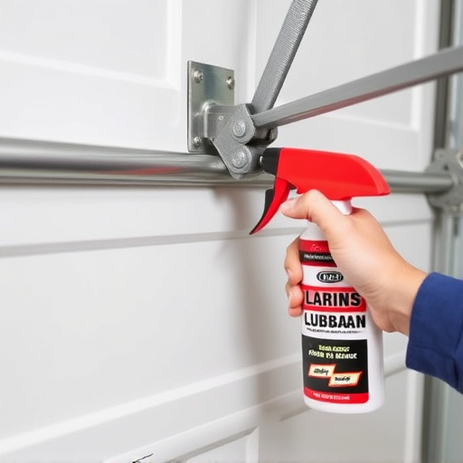 how to lubricate garage door rollers and hinges safely