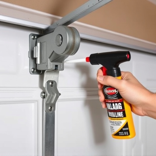 how to lubricate garage door rollers and hinges safely