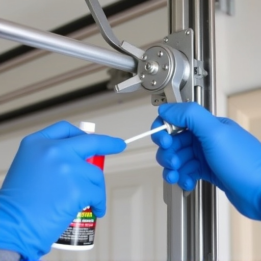 how to lubricate garage door rollers and hinges safely