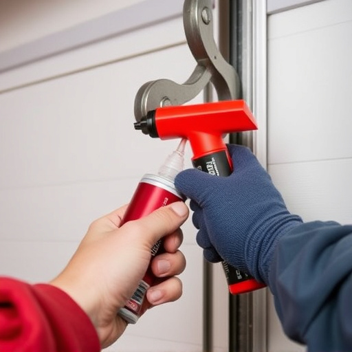 how to lubricate garage door rollers and hinges safely
