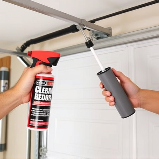 how to lubricate garage door rollers and hinges safely