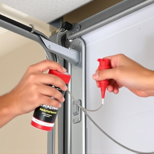 how to lubricate garage door rollers and hinges safely