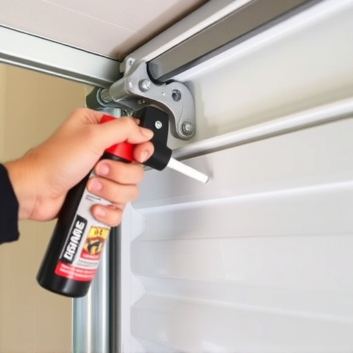 how to lubricate garage door rollers and hinges safely
