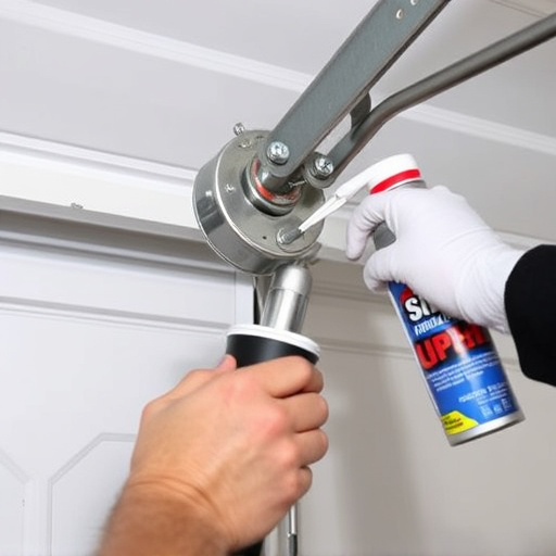 how to lubricate garage door rollers and hinges safely