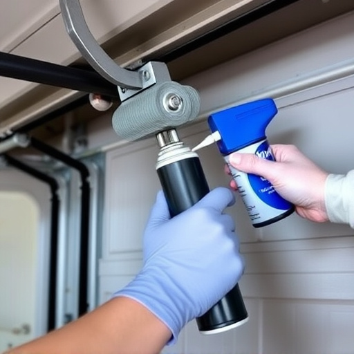 how to lubricate garage door rollers and hinges safely