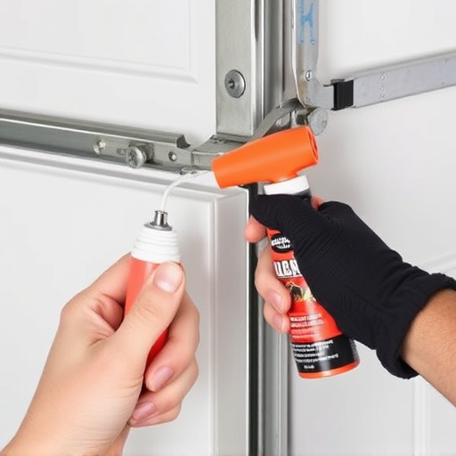 how to lubricate garage door rollers and hinges safely