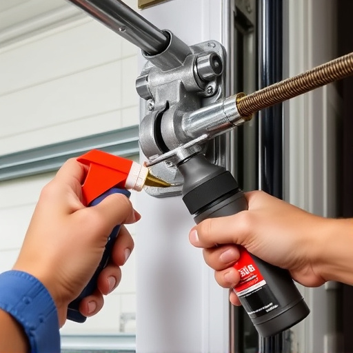how to lubricate garage door rollers and hinges safely