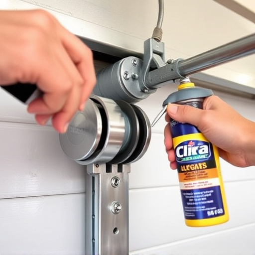 how to lubricate garage door rollers and hinges safely