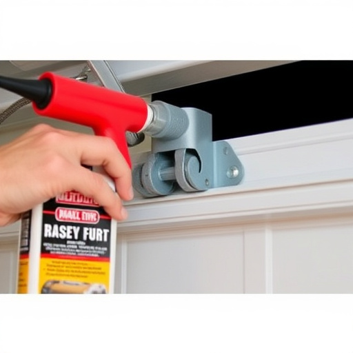 how to lubricate garage door rollers and hinges safely