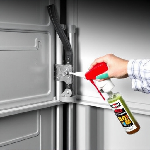 how to lubricate garage door rollers and hinges safely