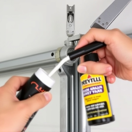 how to lubricate garage door rollers and hinges safely