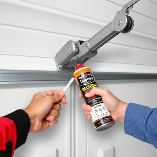 how to lubricate garage door rollers and hinges safely