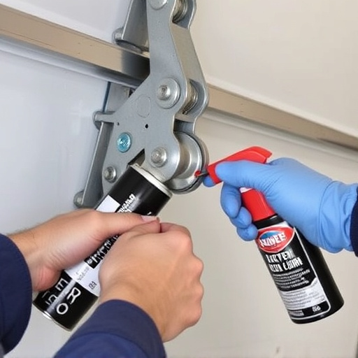 how to lubricate garage door rollers and hinges safely
