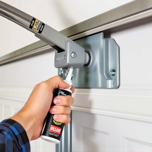 how to lubricate garage door rollers and hinges safely