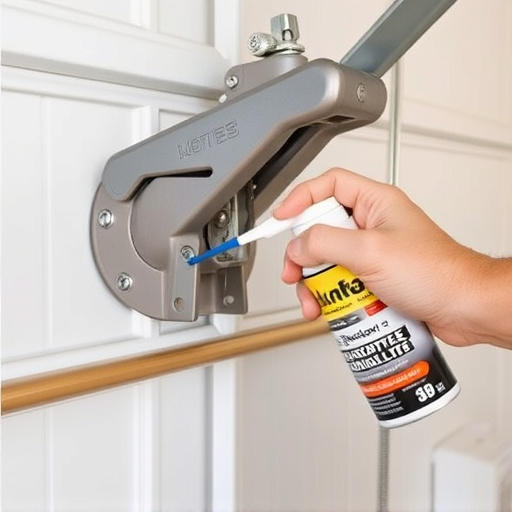 how to lubricate garage door rollers and hinges safely