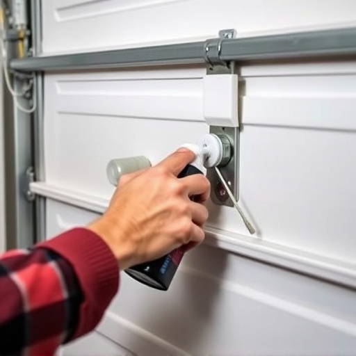 how to lubricate garage door rollers and hinges safely