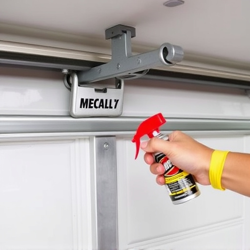 how to lubricate garage door rollers and hinges safely